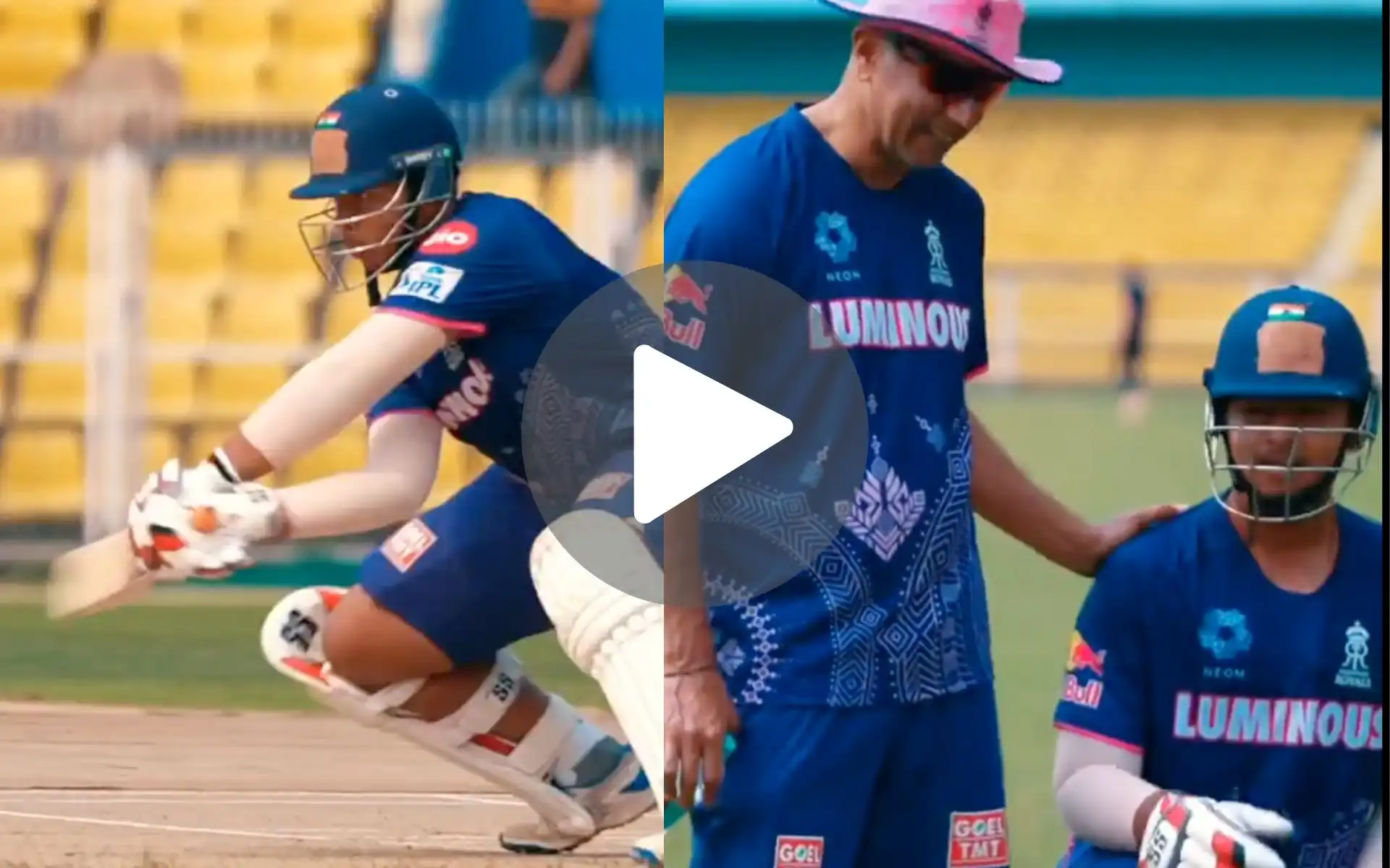 [Watch] Vaibhav Suryavanshi Impresses Dravid With 360-Degree Hitting Ahead Of IPL 2025